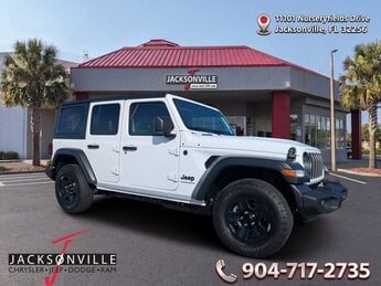 2026 Bright White Clearcoat Jeep Wrangler Sport 2.0L I4 DOHC Engine 4X4 Automatic 4 Door