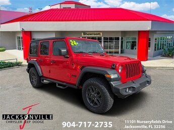2024 Jeep Wrangler Sport S 4X4 2.0L I4 DOHC Engine SUV Automatic 4 Door