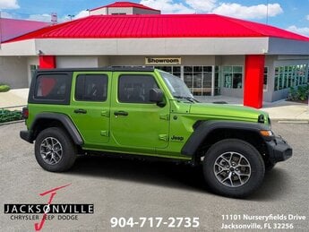 2025 Mojito Clearcoat Jeep Wrangler Sport S 2.0L I4 DOHC Engine 4 Door SUV 4X4