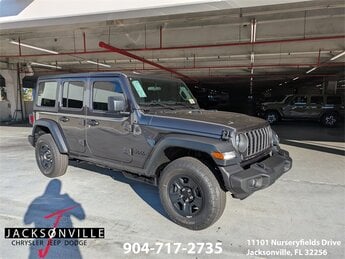2026 Granite Crystal Metallic Clearcoat Jeep Wrangler Sport 4X4 SUV 2.0L I4 DOHC Engine 4 Door