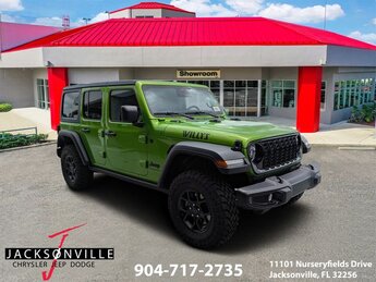 2025 Jeep Wrangler Willys 4X4 2.0L I4 DOHC Engine 4 Door SUV Automatic