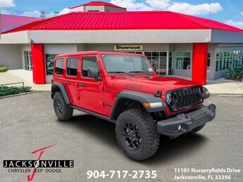 2026 Jeep Wrangler Willys Automatic 4 Door SUV 4X4 2.0L I4 DOHC Engine
