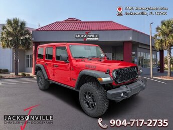 2026 Firecracker Red Clearcoat Jeep Wrangler Willys Automatic 2.0L I4 DOHC Engine 4 Door