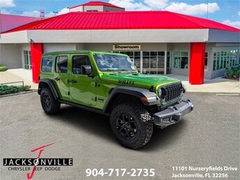 2025 Jeep Wrangler Willys 4X4 2.0L I4 DOHC Engine 4 Door SUV