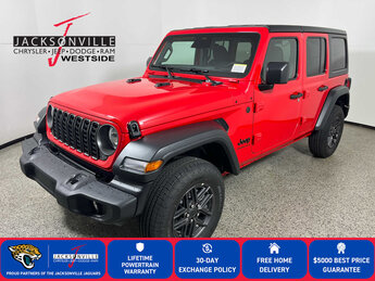2026 Firecracker Red Clearcoat Jeep Wrangler Sport S Automatic 4 Door SUV G 2.0L 4 Cylinder Engine2.0 4X4
