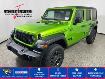 2026 Mojito Clearcoat Jeep Wrangler Sport S 4 Door SUV 4X4 G 2.0L 4 Cylinder Engine2.0