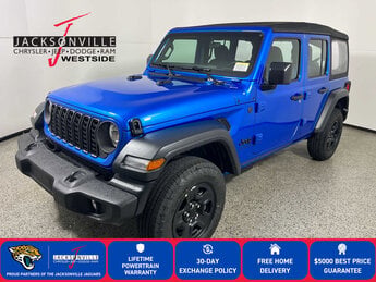 2026 Hydro Blue Pearlcoat Jeep Wrangler Sport Automatic 4X4 G 2.0L 4 Cylinder Engine2.0 SUV
