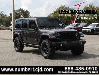 2025 Granite Crystal Metallic Clearcoat Jeep Wrangler Willys 4 Door G 2.0L 4 Cylinder Engine2.0 4X4 Automatic SUV