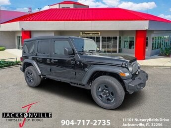 2026 Black Clearcoat Jeep Wrangler Sport Automatic 4 Door SUV
