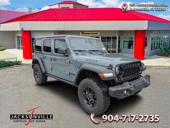 2026 Anvil Clearcoat Jeep Wrangler Willys 4X4 Automatic SUV 2.0L I4 DOHC Engine 4 Door