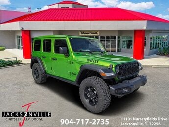 2026 Mojito Clearcoat Jeep Wrangler Willys 4X4 2.0L I4 DOHC Engine SUV Automatic 4 Door