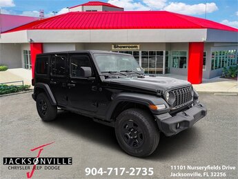 2026 Black Clearcoat Jeep Wrangler Sport 4 Door Automatic 2.0L I4 DOHC Engine SUV