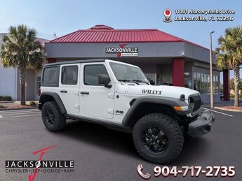 2026 Bright White Clearcoat Jeep Wrangler Willys 2.0L I4 DOHC Engine SUV 4 Door Automatic