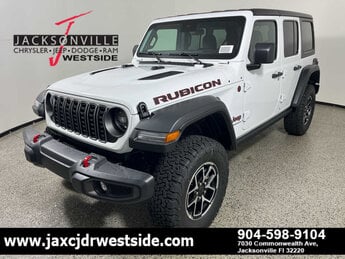 2025 Bright White Clearcoat Jeep Wrangler Rubicon 4X4 G 3.6L V6 Cylinder Engine3.6 Automatic