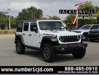 2025 Bright White Clearcoat Jeep Wrangler Rubicon 4X4 SUV G 3.6L V6 Cylinder Engine3.6 4 Door