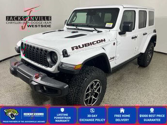 2026 Bright White Clearcoat Jeep Wrangler Rubicon 4 Door G 2.0L 4 Cylinder Engine2.0 Automatic 4X4