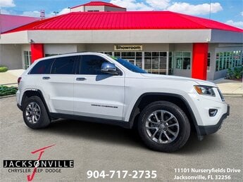 2015 Bright White Clearcoat Jeep Grand Cherokee Limited 4 Door SUV 3.6L V6 24V VVT Engine Automatic RWD