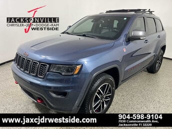 2021 Slate Blue Pearlcoat Jeep Grand Cherokee Trailhawk 4X4 SUV 4 Door