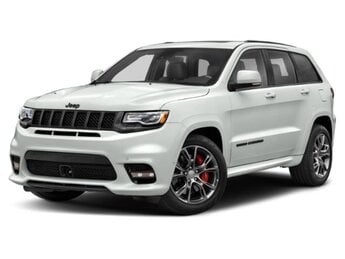 2021 Bright White Clearcoat Jeep Grand Cherokee Trackhawk 6.2L Supercharged HEMI V8 SRT Engine 4X4 SUV