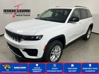 2025 Bright White Clearcoat Jeep Grand Cherokee Laredo X Automatic 4 Door G 3.6L V6 Cylinder Engine3.6 RWD