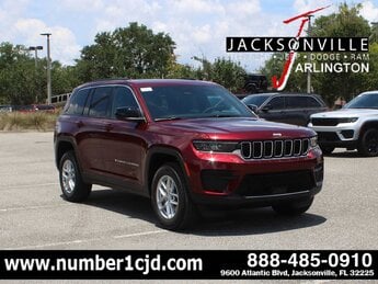 2025 Velvet Red Pearlcoat Jeep Grand Cherokee Laredo X Automatic SUV 4 Door RWD G 3.6L V6 Cylinder Engine3.6