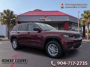 2025 Velvet Red Pearlcoat Jeep Grand Cherokee Laredo X SUV 3.6L V6 24V VVT Engine Automatic RWD