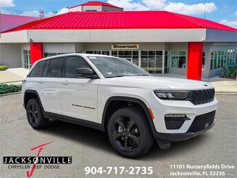 2025 Bright White Clearcoat Jeep Grand Cherokee Limited 4 Door 3.6L V6 24V VVT Engine Automatic RWD