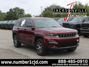 2025 Velvet Red Pearlcoat Jeep Grand Cherokee Limited RWD SUV G 3.6L V6 Cylinder Engine3.6 Automatic