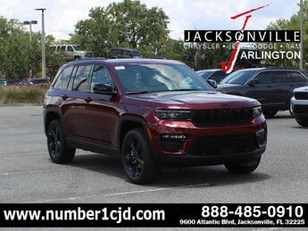 2025 Velvet Red Pearlcoat Jeep Grand Cherokee Limited SUV Automatic RWD 4 Door G 3.6L V6 Cylinder Engine3.6