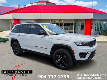 2024 Bright White Clearcoat Jeep Grand Cherokee Limited 3.6L V6 24V VVT Engine Automatic 4 Door