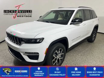 2025 Bright White Clearcoat Jeep Grand Cherokee Limited Automatic G 3.6L V6 Cylinder Engine3.6 4 Door SUV 4X4