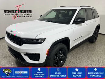 2025 Bright White Clearcoat Jeep Grand Cherokee Limited SUV Automatic 4 Door G 3.6L V6 Cylinder Engine3.6 4X4