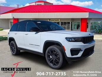 2025 Bright White Clearcoat Jeep Grand Cherokee Limited Automatic 4X4 SUV 4 Door 3.6L V6 24V VVT Engine
