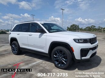 2026 Bright White Clearcoat Jeep Grand Cherokee Limited 2.0L Hurricane 4 Turbo with ESS Engine Automatic 4X4