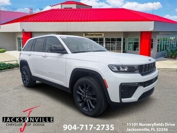 2026 Bright White Clearcoat Jeep Grand Cherokee Limited 4X4 2.0L Hurricane 4 Turbo with ESS Engine SUV