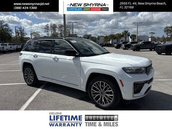 2026 Bright White Clearcoat Jeep Grand Cherokee Summit Automatic 2.0L I4 PDI Turbocharged DOHC 16V LEV3-SULEV30 324hp Engine 4 Door