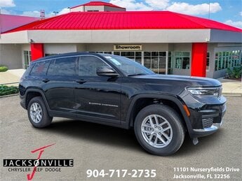 2025 Diamond Black Crystal Pearlcoat Jeep Grand Cherokee L Laredo X Automatic 3.6L V6 24V VVT Engine RWD
