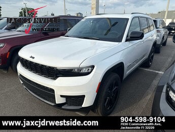 2025 Bright White Clearcoat Jeep Grand Cherokee L Altitude X Automatic RWD SUV