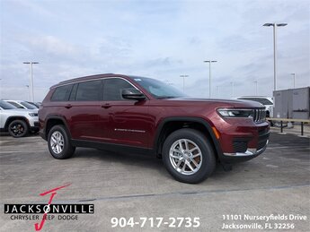 2025 Velvet Red Pearlcoat Jeep Grand Cherokee L Laredo X RWD 3.6L V6 24V VVT Engine 4 Door