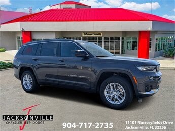 2025 Baltic Gray Metallic Clearcoat Jeep Grand Cherokee L Laredo X RWD SUV 3.6L V6 24V VVT Engine Automatic