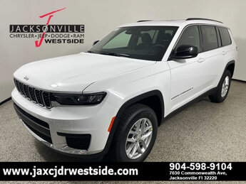 2025 Bright White Clearcoat Jeep Grand Cherokee L Laredo X RWD SUV 4 Door G 3.6L V6 Cylinder Engine3.6 Automatic