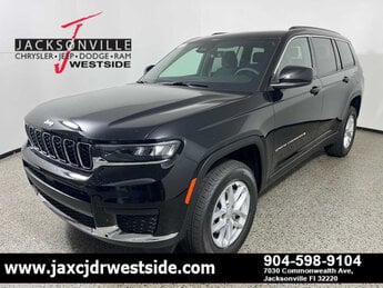 2025 Diamond Black Crystal Pearlcoat Jeep Grand Cherokee L Laredo X RWD SUV 4 Door Automatic G 3.6L V6 Cylinder Engine3.6