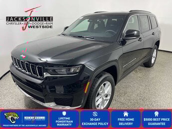 2025 Diamond Black Crystal Pearlcoat Jeep Grand Cherokee L Laredo X Automatic 4 Door G 3.6L V6 Cylinder Engine3.6 RWD SUV