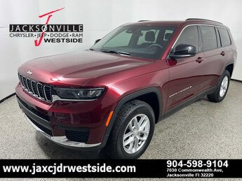 2025 Velvet Red Pearlcoat Jeep Grand Cherokee L Laredo X 4 Door G 3.6L V6 Cylinder Engine3.6 Automatic RWD