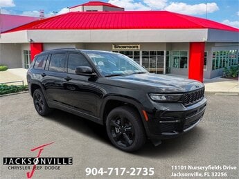 2025 Diamond Black Crystal Pearlcoat Jeep Grand Cherokee L Limited 3.6L V6 24V VVT Engine 4 Door SUV RWD Automatic