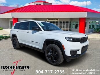2025 Bright White Clearcoat Jeep Grand Cherokee L Limited RWD SUV 4 Door