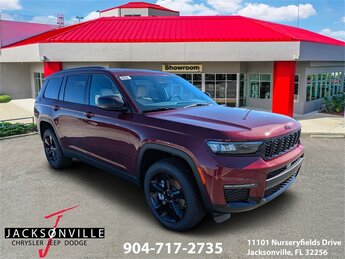 2025 Velvet Red Pearlcoat Jeep Grand Cherokee L Limited Automatic RWD SUV 4 Door 3.6L V6 24V VVT Engine
