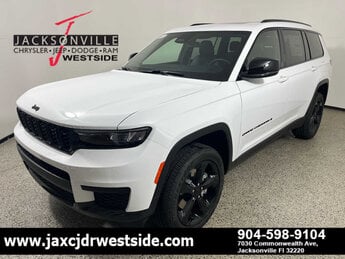 2025 Bright White Clearcoat Jeep Grand Cherokee L Altitude X SUV 4X4 4 Door