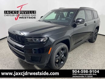 2025 Diamond Black Crystal Pearlcoat Jeep Grand Cherokee L Altitude X 4X4 Automatic 4 Door SUV