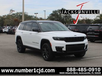 2025 Bright White Clearcoat Jeep Grand Cherokee L Limited Automatic 4 Door G 3.6L V6 Cylinder Engine3.6 4X4 SUV